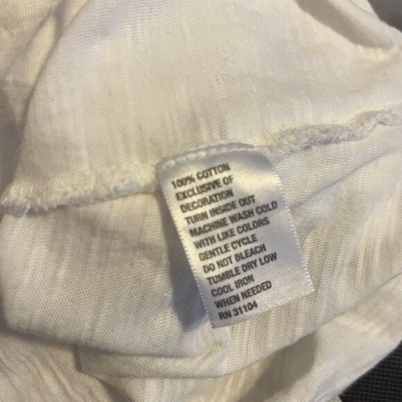 Red Camel Off-White Embroidered Tank Top Size XS - Picture 5 of 5